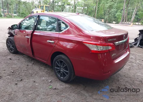 2014 Nissan Sentra Sv z USA, uszkodzony, nr VIN 3N1AB7AP2EY280068